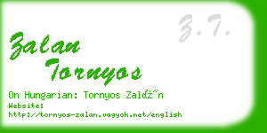 zalan tornyos business card